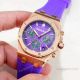 New Audemars Piguet Royal Oak Offshore Ladies Watch Rose Gold Purple Strap (3)_th.jpg